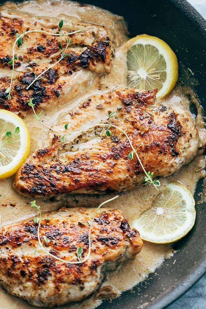 Creamy Lemon Thyme Chicken Recipe: Bright, Tender, & Healthy